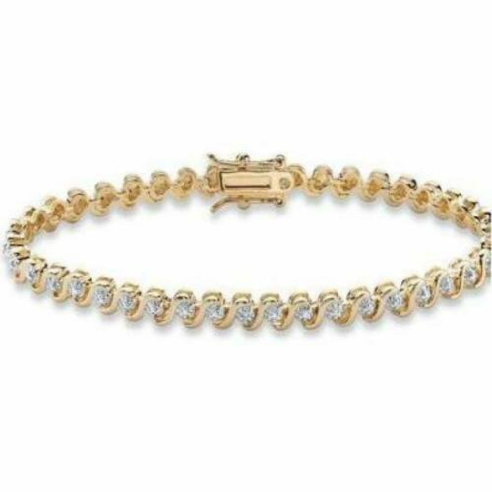 NWT cubic zirconia 2 Pc set tennis bracelet - Picture 2 of 6